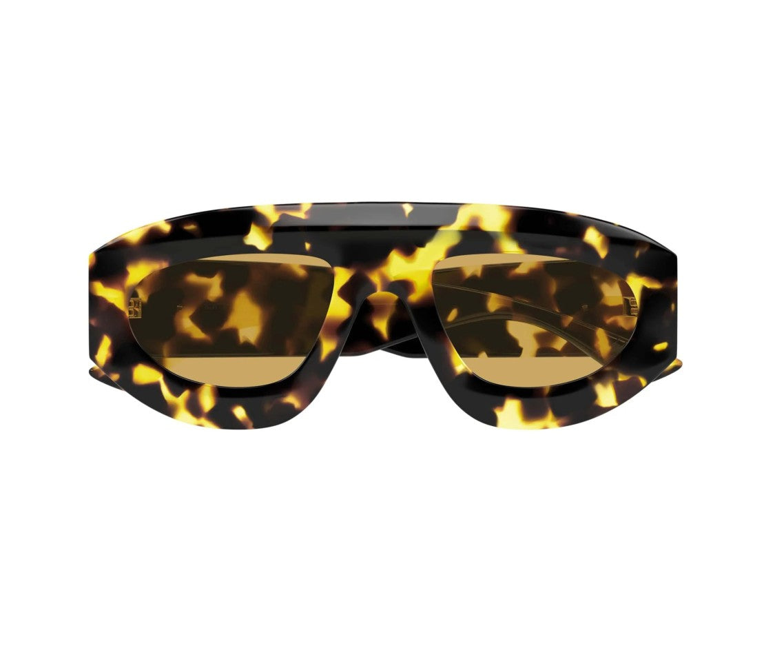 Bottega Veneta Havana Bold Cat-Eye Sunglasses