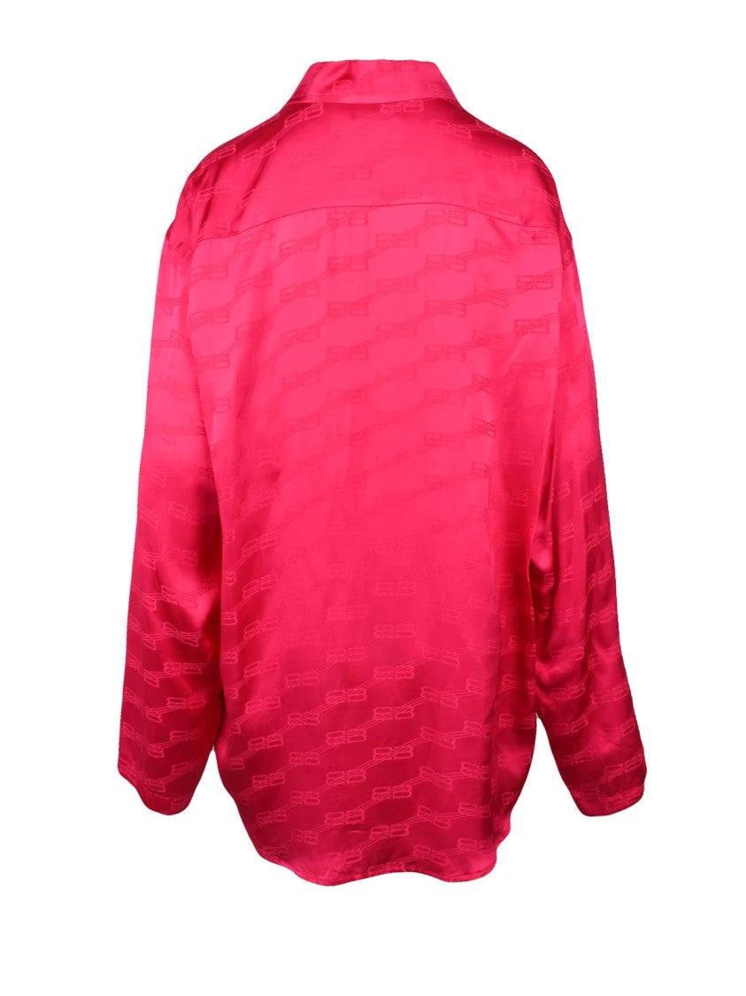 Balenciaga Oversize Shirt - Fuchsia