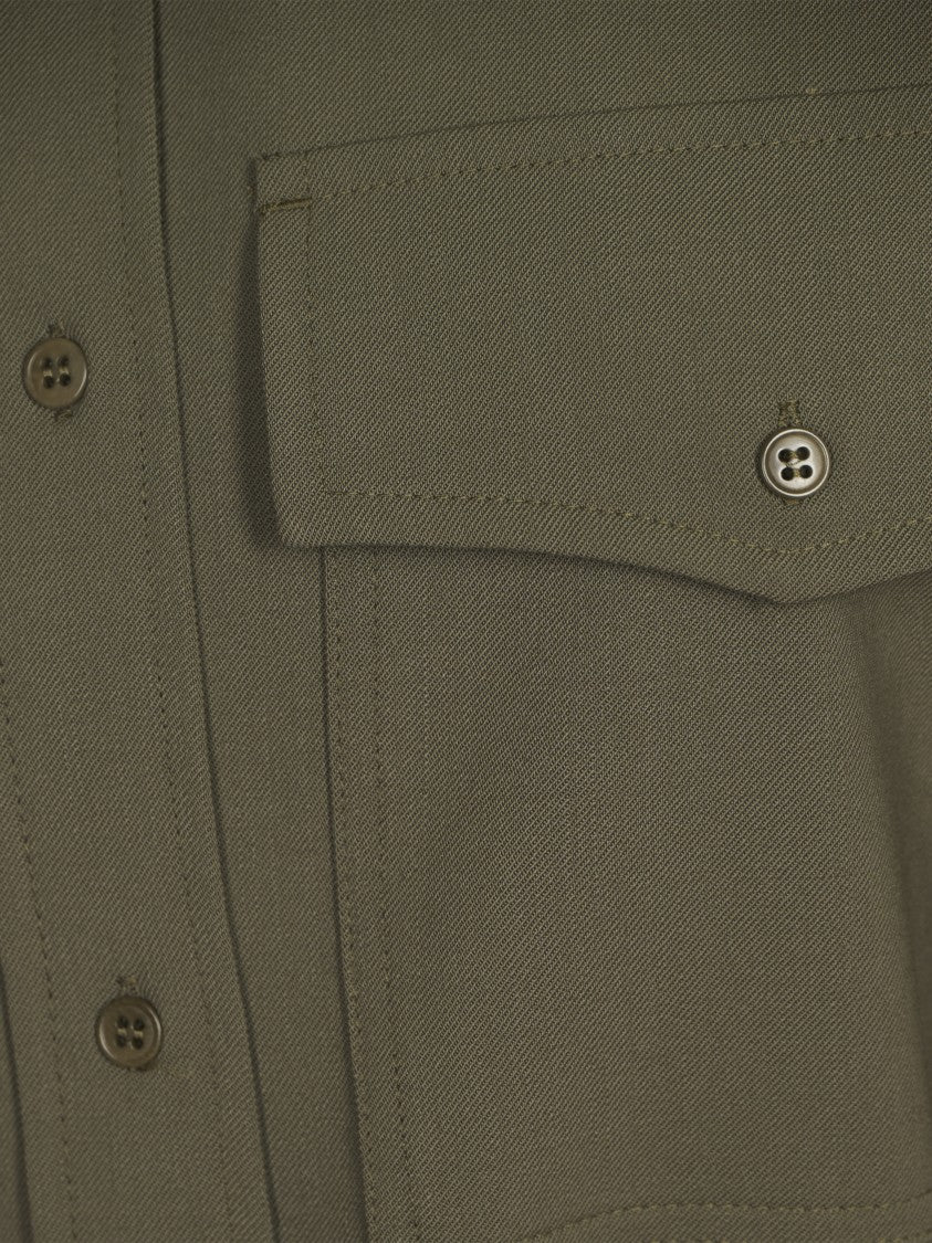 Max Mara Classic Shirt-Style Maxi Dress