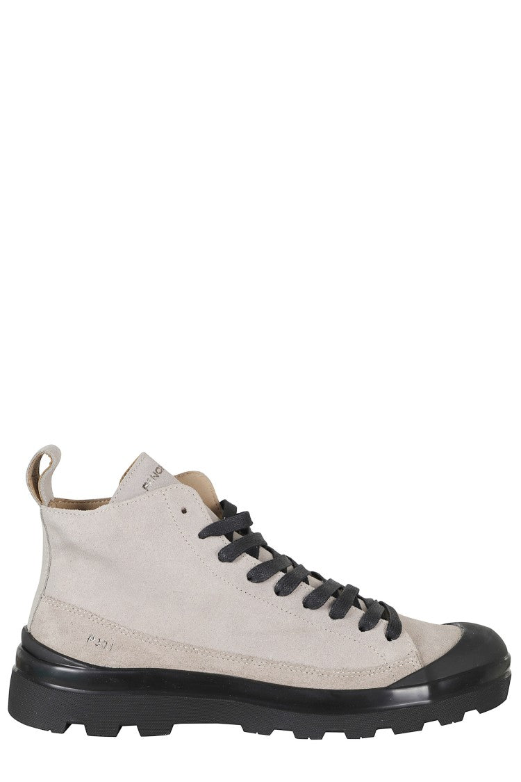 Panchic Edge Hydro Waxed Suede Ankle Boots