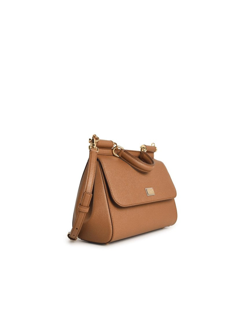 Dolce & Gabbana 'Sicily' Camel Leather Bag