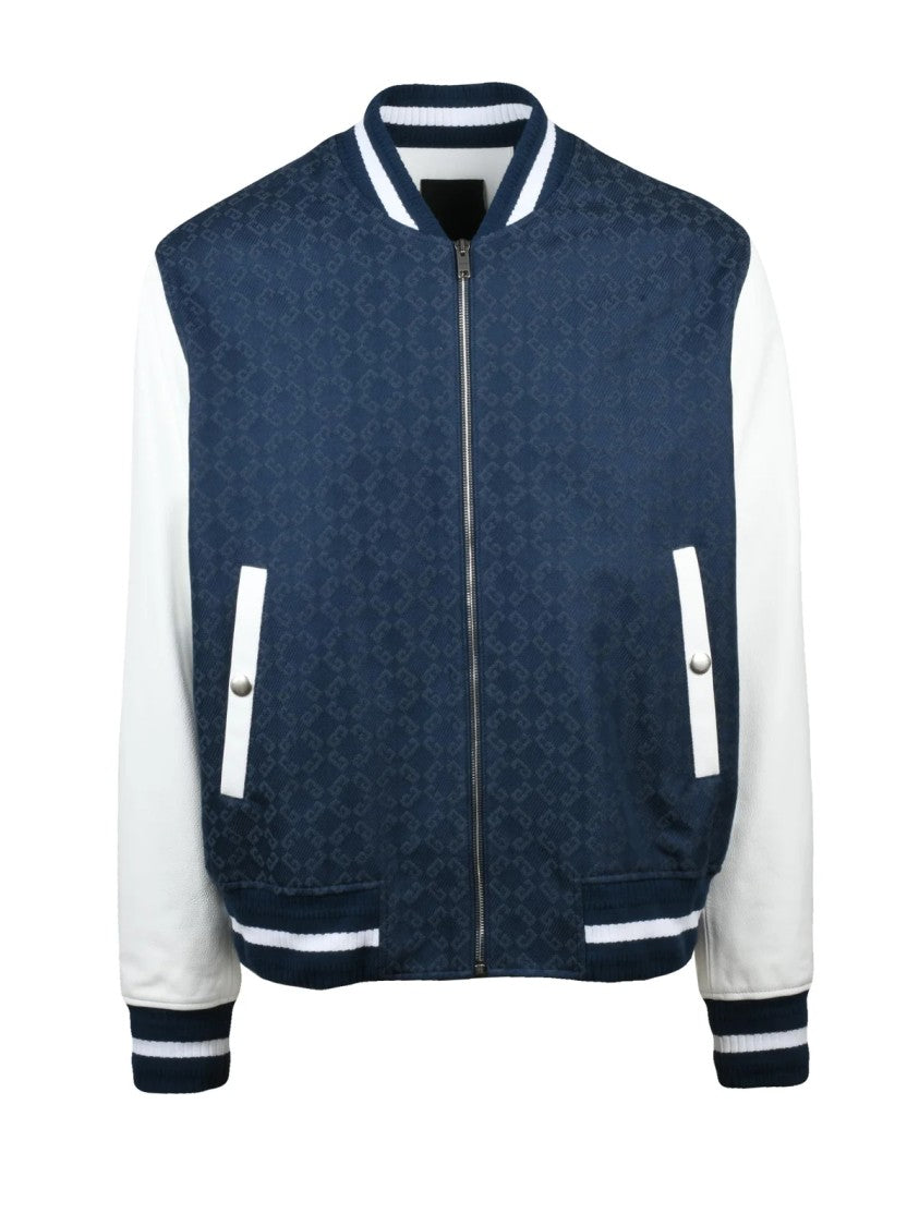 Givenchy College Jacket With Two-Tone Design And Zip Closure