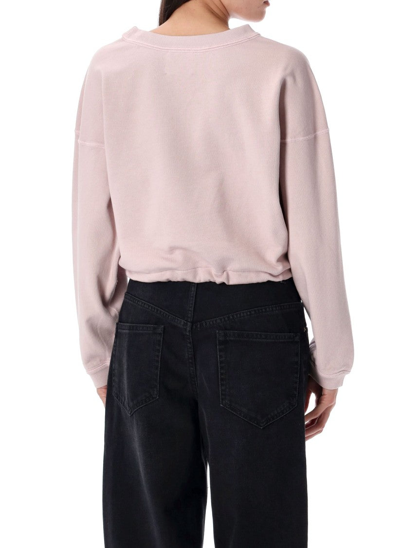 Isabel Marant Étoile Margo Soft Fleece Balloon Sleeve Top