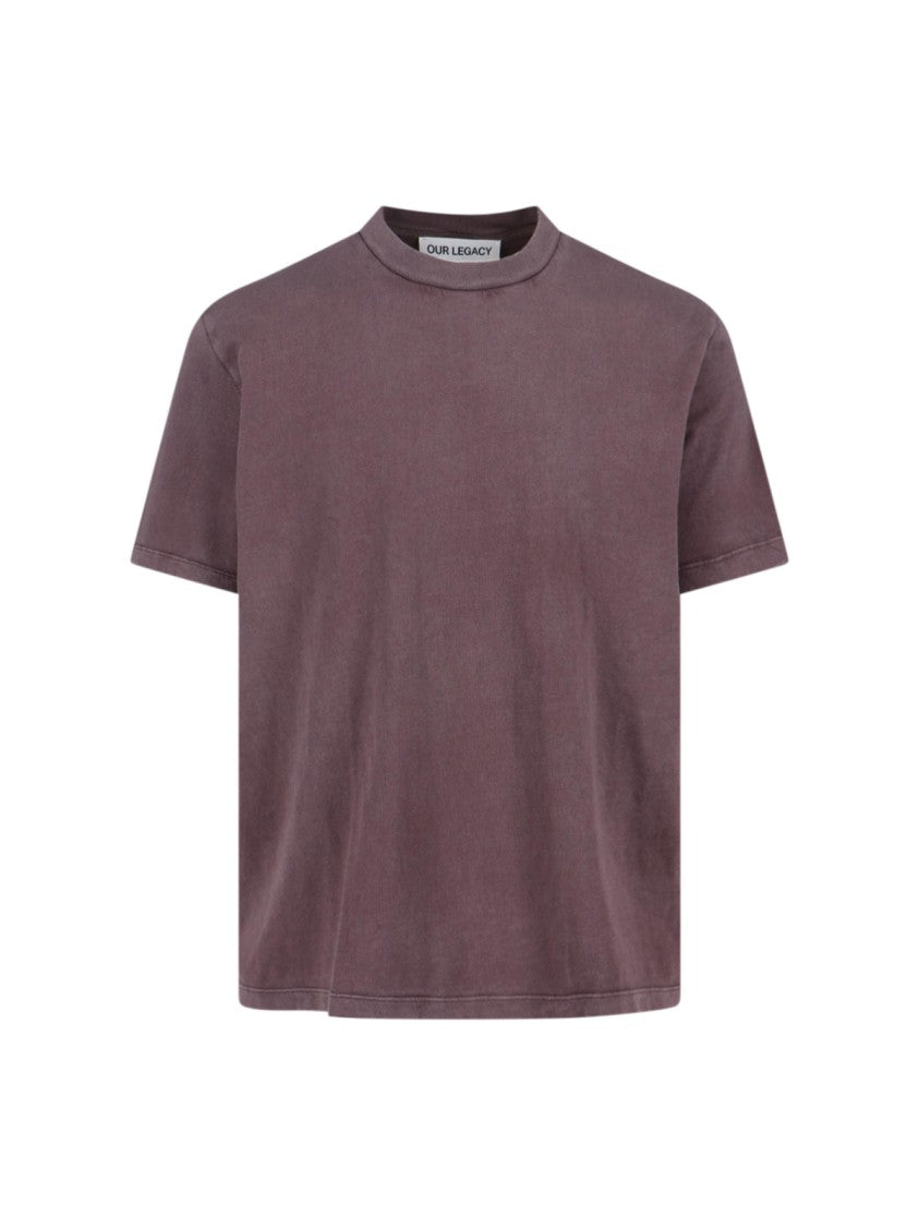 Our Legacy “Box” Washed T-Shirt – Brown