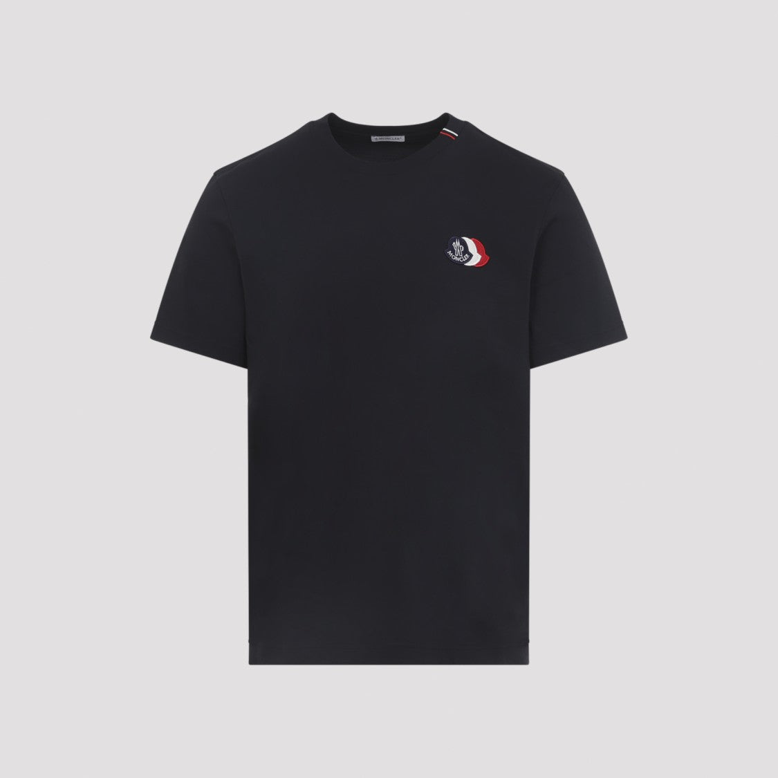 Moncler Short-Sleeved Cotton Crew Neck T-Shirt