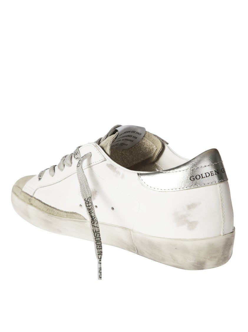 Golden Goose Superstar Leather Upper Suede Zebra Sneakers
