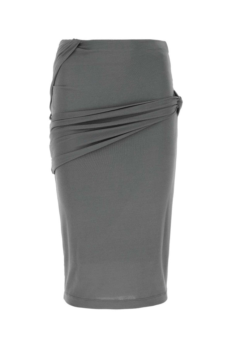 Givenchy Grey Crepe Skirt
