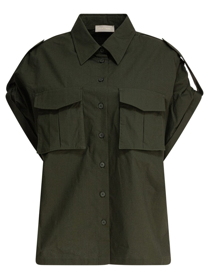 Elie Saab Cotton Poplin Shirt