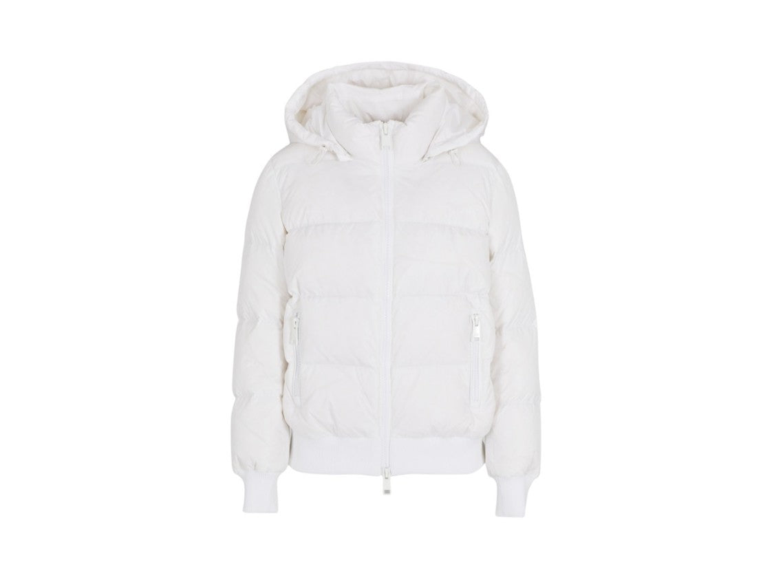 Armani Exchange Puffer Coat With High Collar