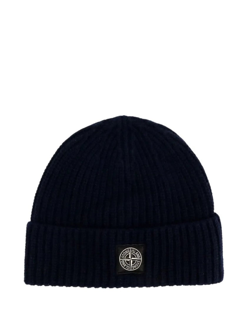 Stone Island Logo-Patch Beanie