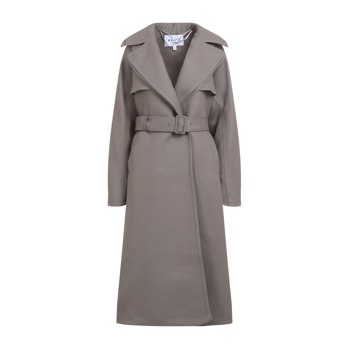 Alaïa Taupe Wool/Viscose Blend Tailored Coat