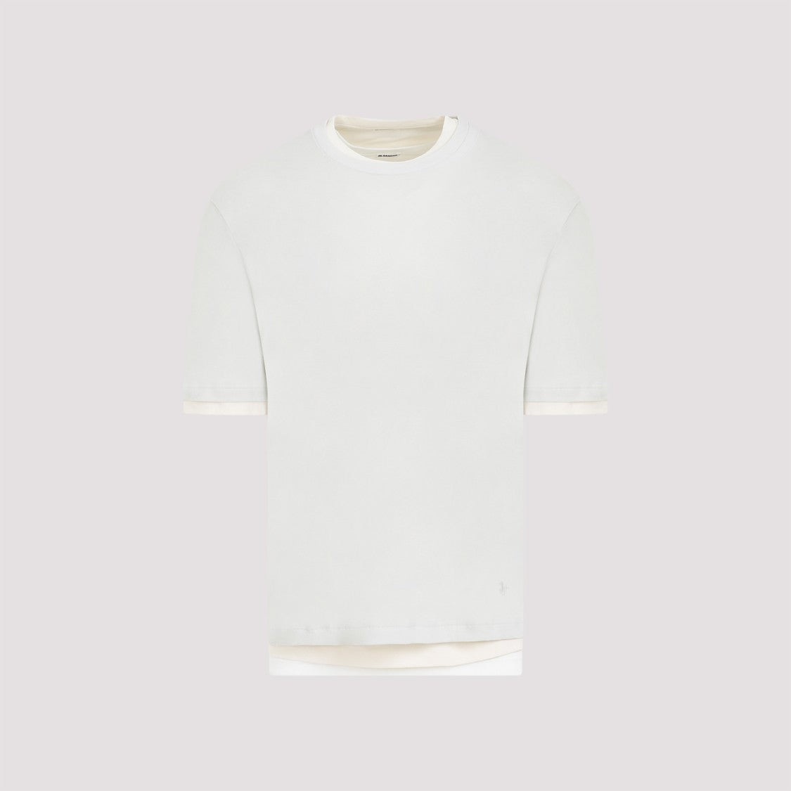 Jil Sander Polar Beige Cotton Kit T-Shirt