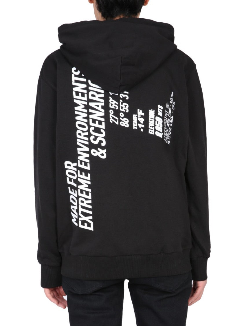 Ih Nom Uh Nit Graphic Mountain Hoodie With Drawstring