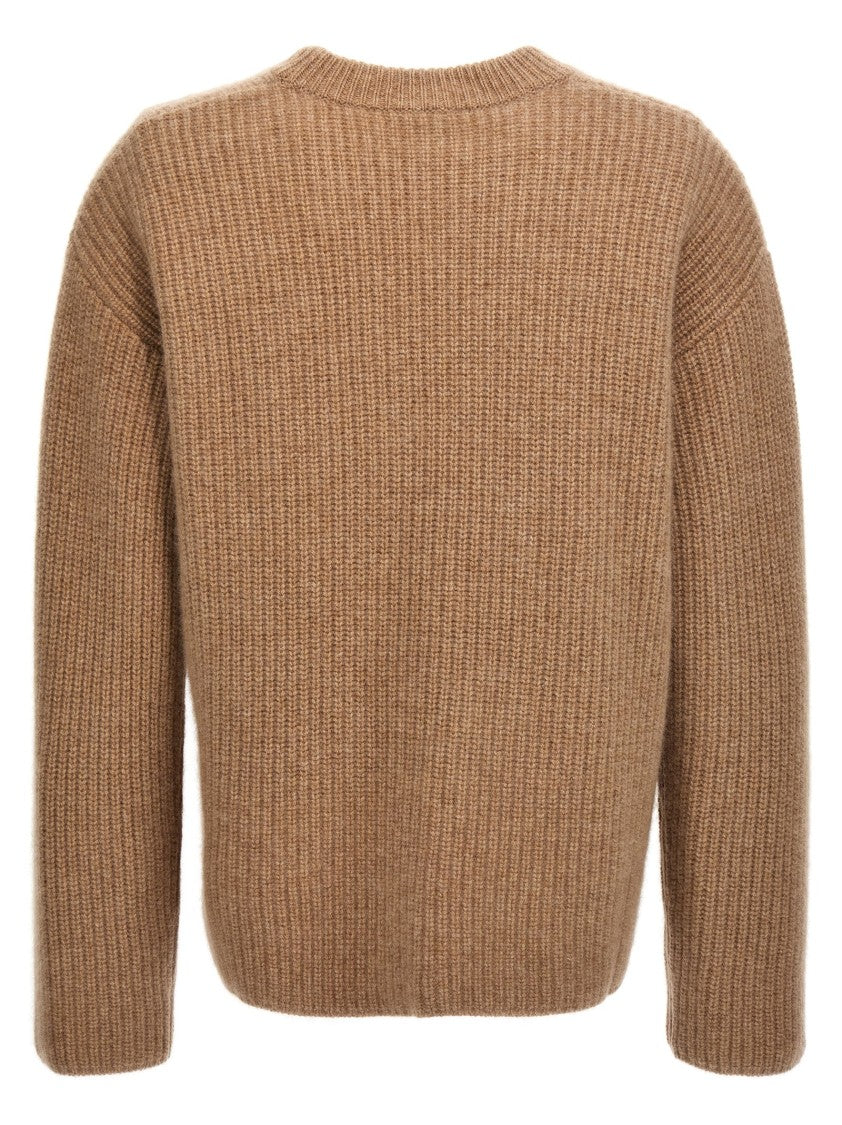 P.A.R.O.S.H. Soft Ribbed Cashmere Crewneck Sweater