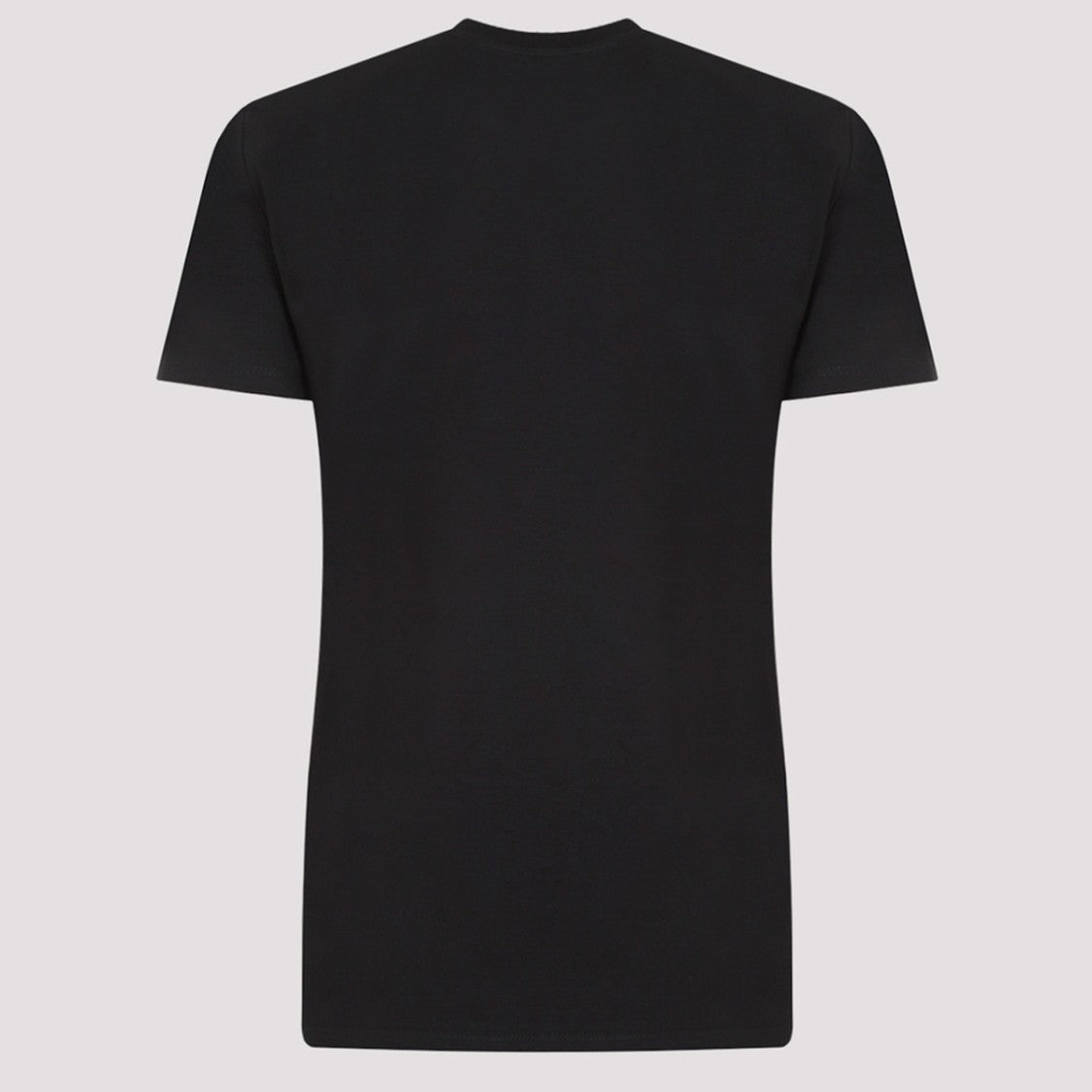Max Mara Short-Sleeved Black Cotton T-Shirt With Pocket Detail