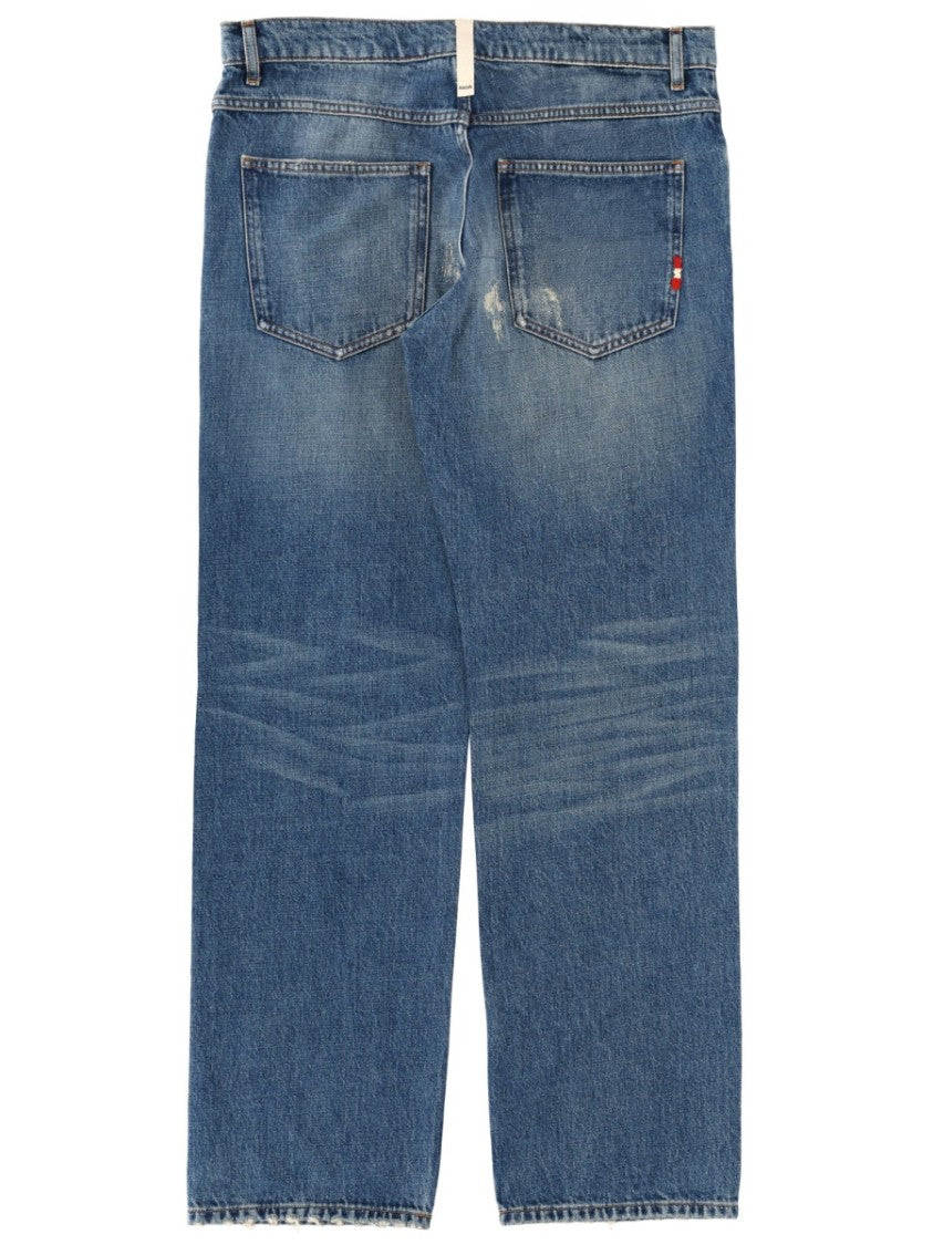 Amish Jamesnip & Tac Faded Straight Jeans