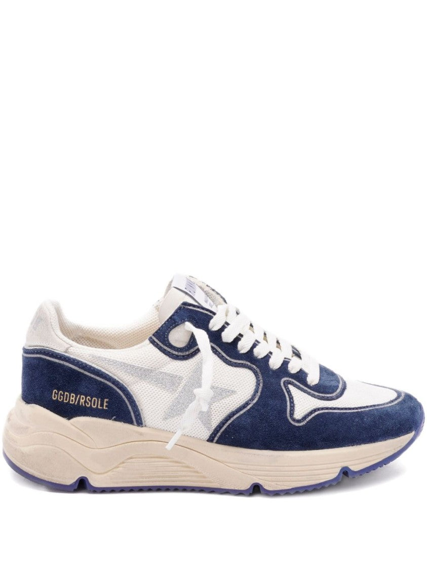 Golden Goose Sporty Sneakers With Suede Detailing And Rubber Sole