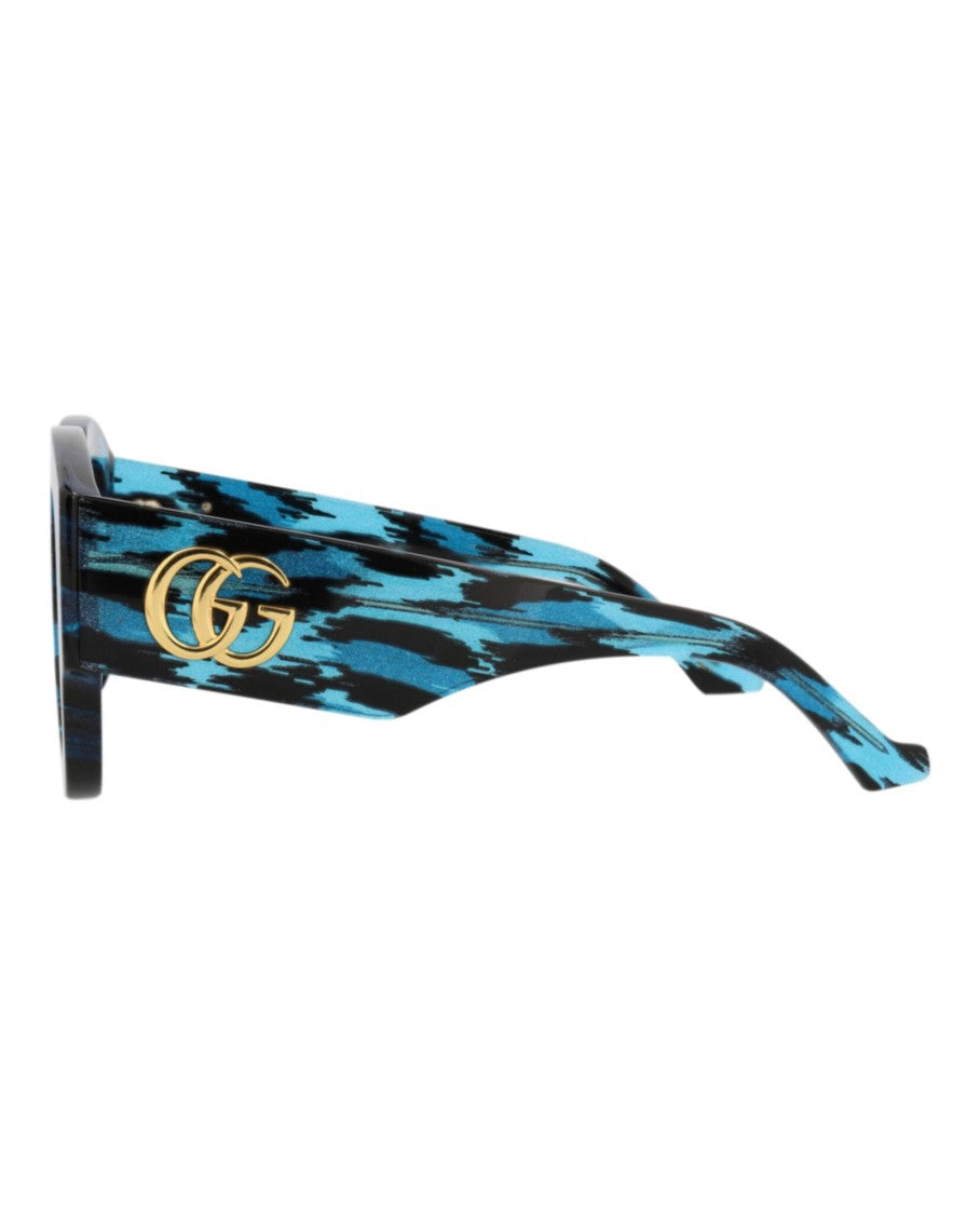Gucci Square-Frame Recycled Acetate Sunglasses