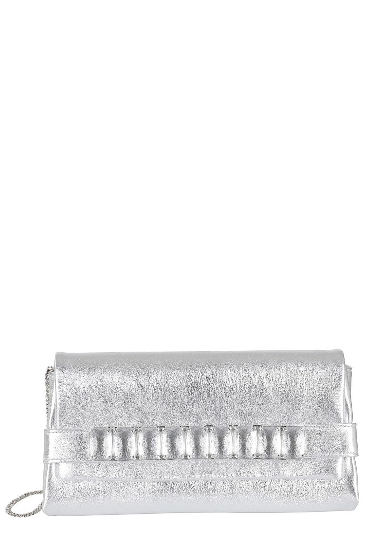 Jimmy Choo Metallic Nappa Crystal Clutch