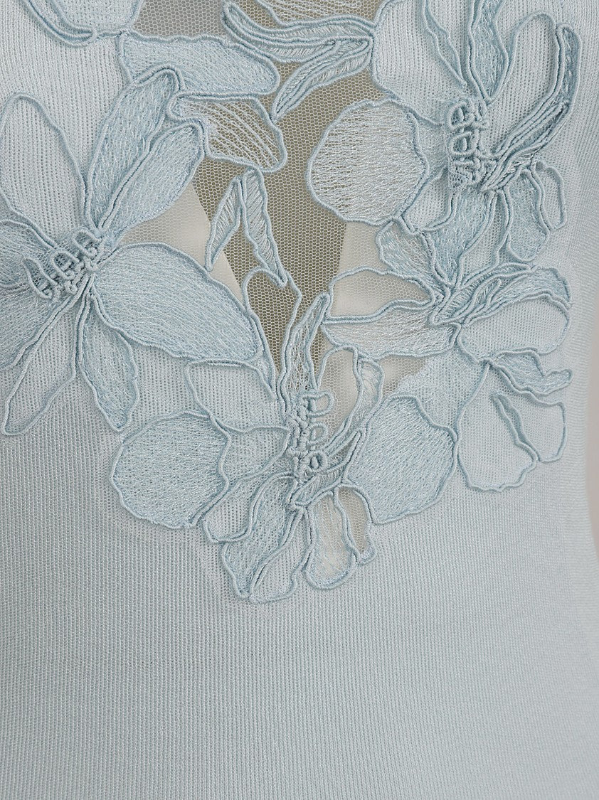 Ermanno Scervino Fitted Sleeveless Top