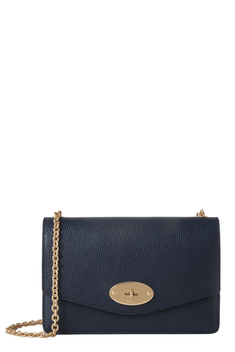Mulberry Darley Classic Grain Small Shoulder Bag With Removable Chain Strap