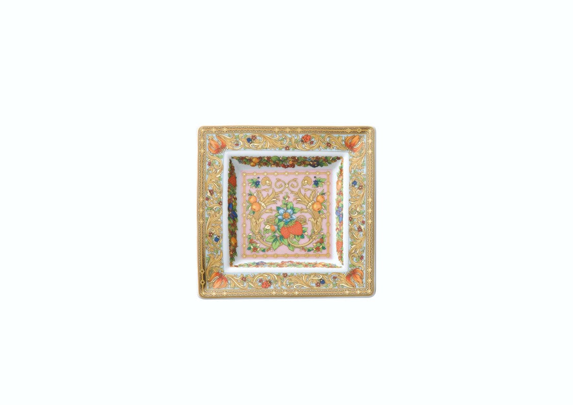 Versace Home Le Jardin De Versace Porcelain Tray