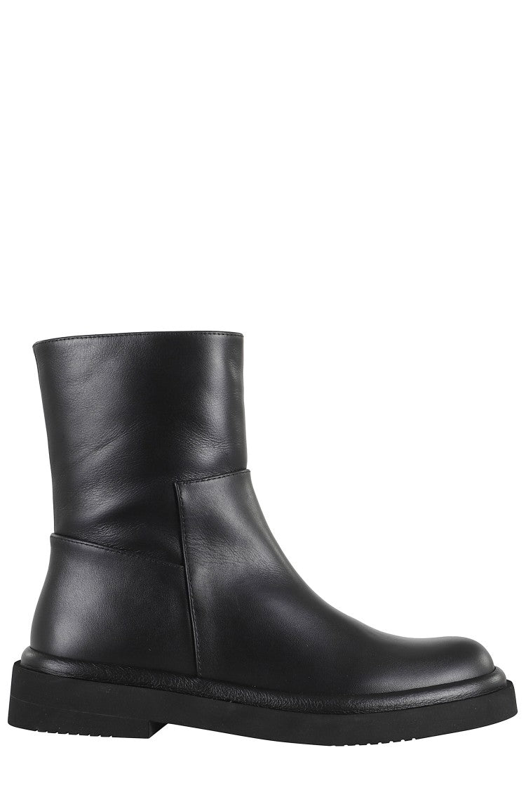 Paloma Barceló Carla Black Leather Ankle Boots
