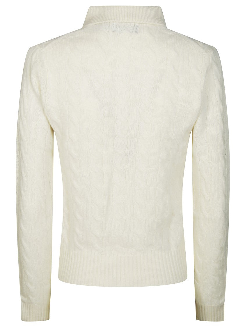 Polo Ralph Lauren Long Sleeve-Pullover Cable Knit Polo Sweater
