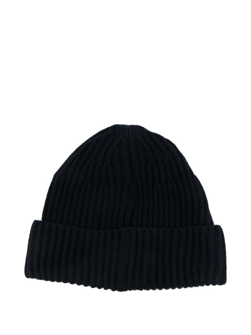 Stone Island Ribbed Knit Wool Cap