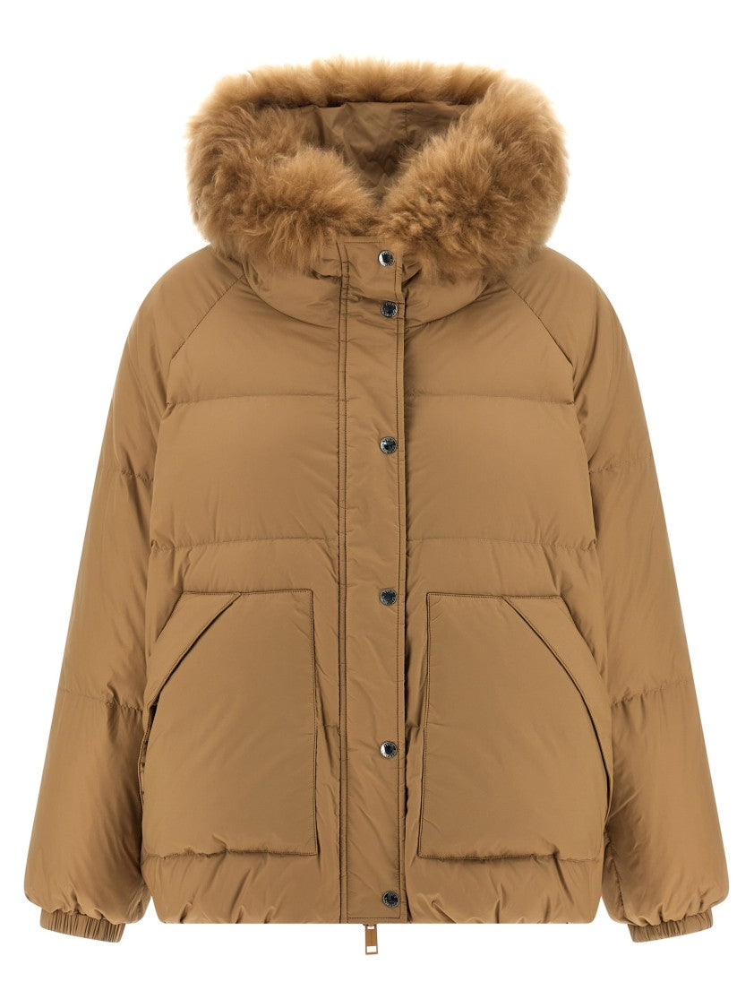 Yves Salomon Fur Insert Down Jacket