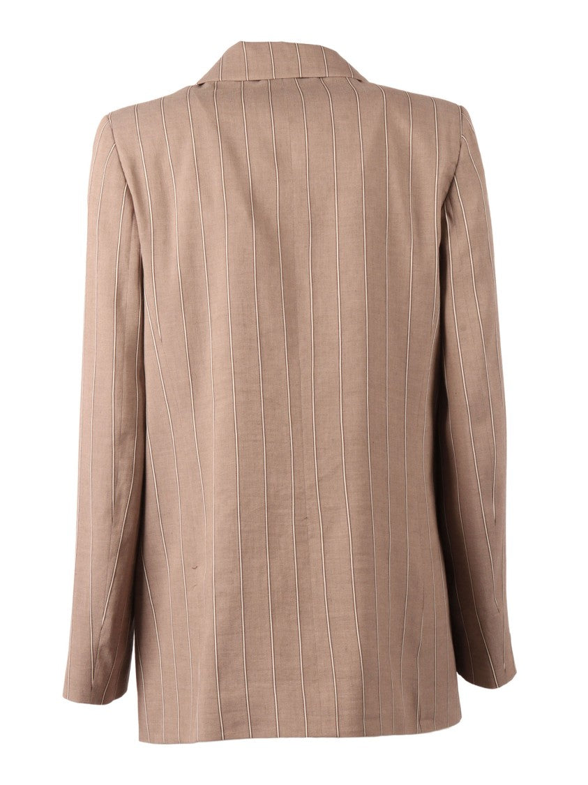 Peserico Woman Jacket Pinstripe Tailored Jacket