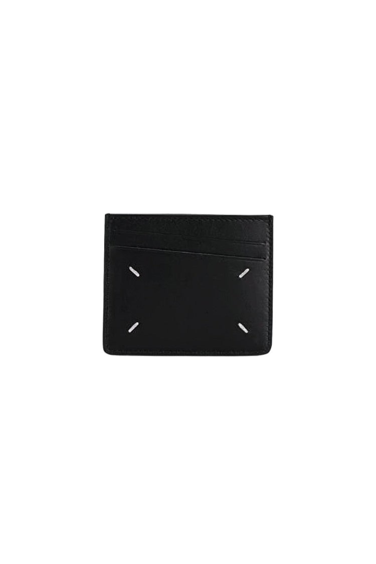 Maison Margiela Calfskin Cardholder With Subtle Stitch Accents