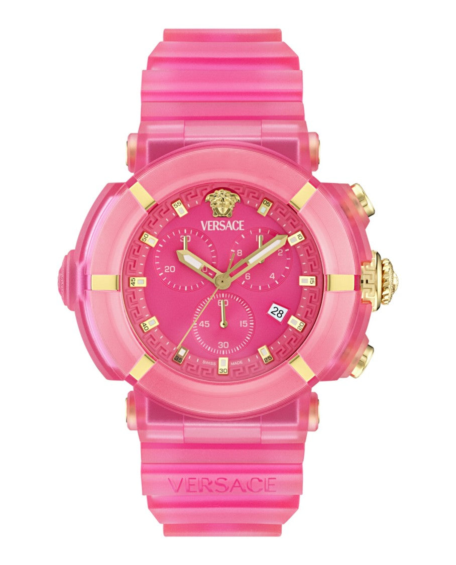 Versace Real Active Chrono Silicone Watch