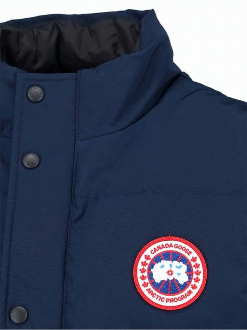 Canada Goose High-Collar Padded Vest With Snap Button Closure