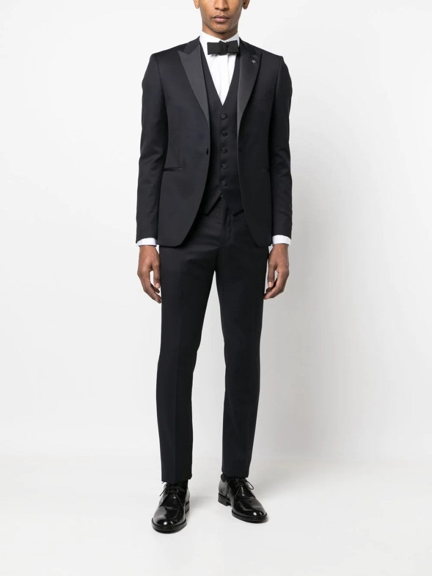 Tagliatore Tailored Black Suit