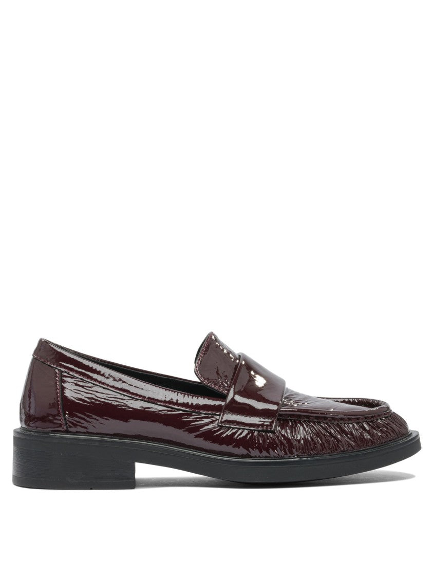 Strategia Bordeaux Penny Loafers With Glossy Finish