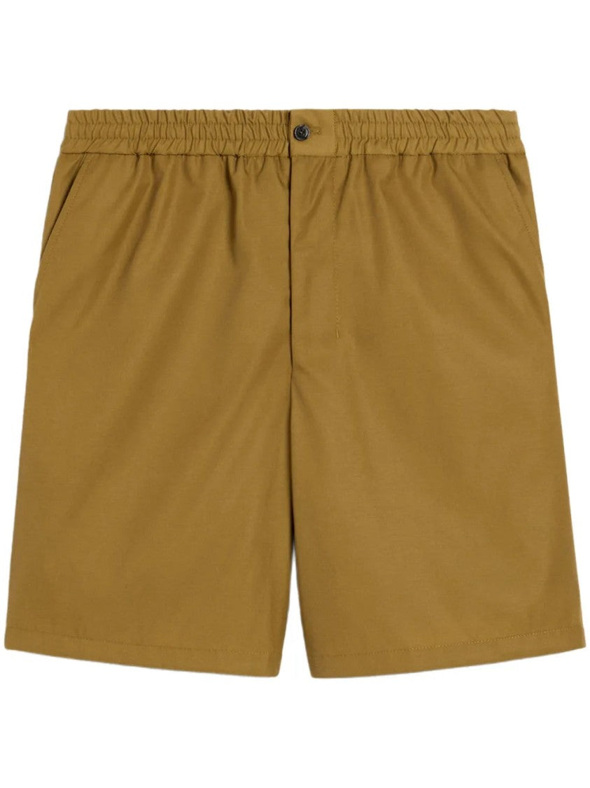 Ami Paris Relaxed-Fit Nylon Shorts With Elastic Waistband
