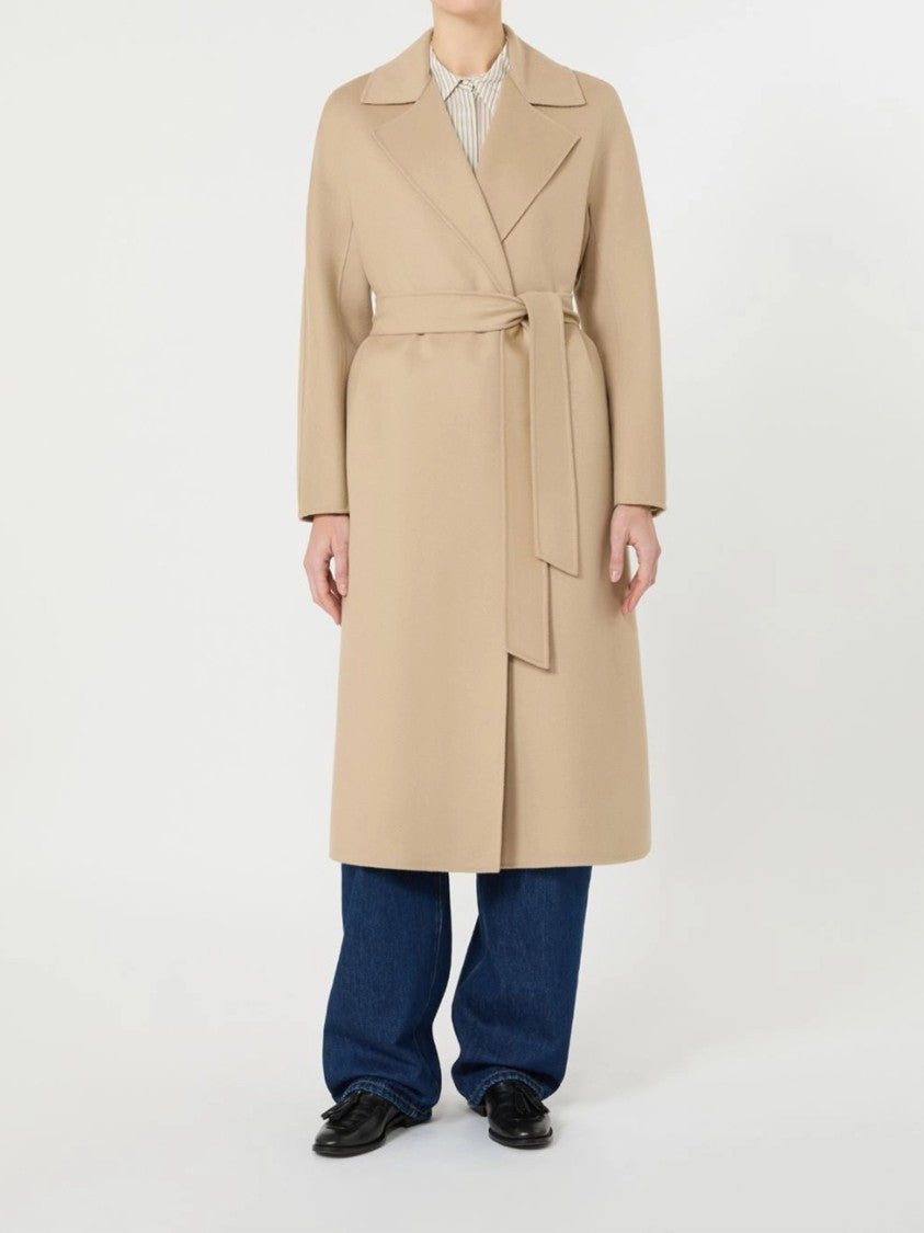 Max Mara Cles Belted Waist Long Coat