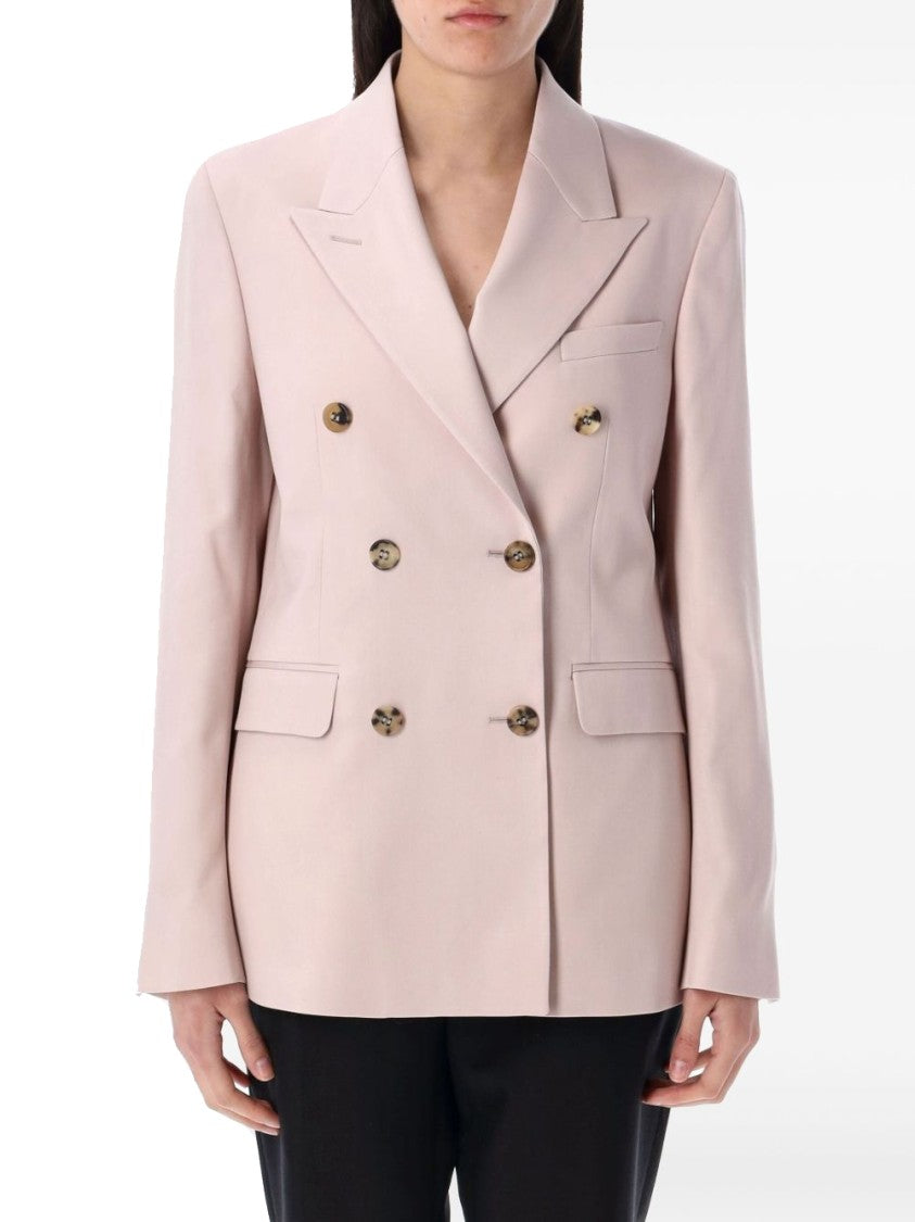 Golden Goose Light Pink Double-Breasted Jacket