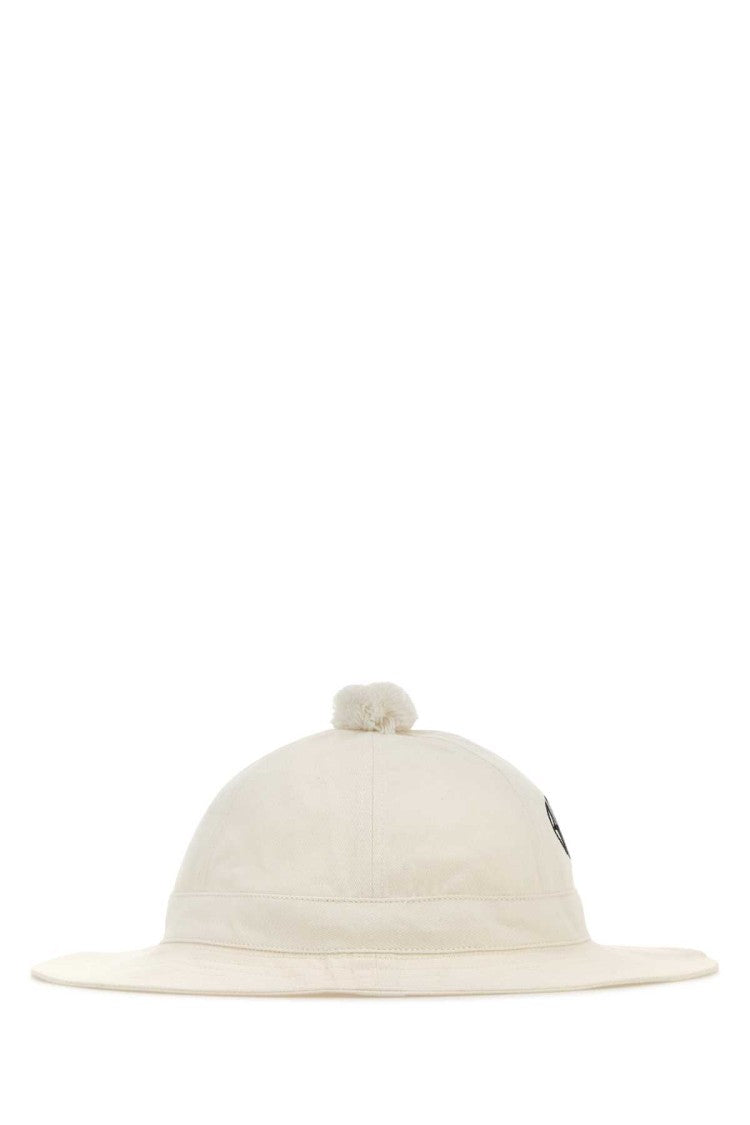 Bode White Cotton Bucket Hat