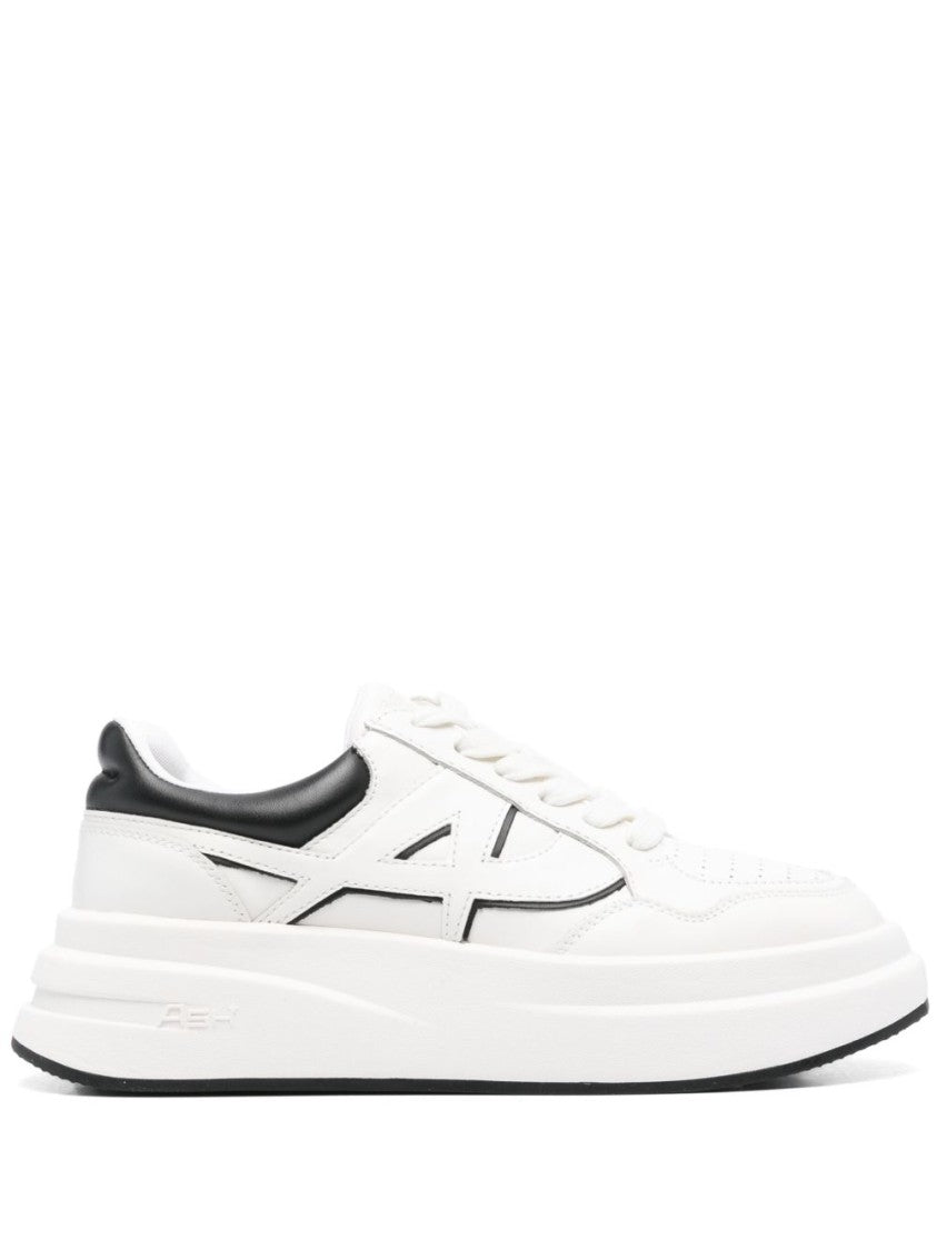 Ash White Leather Sneakers With Sole