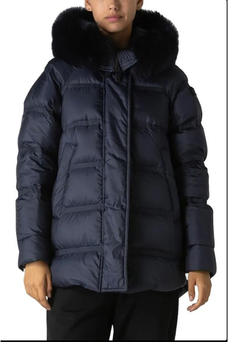 Peuterey Blue Takan Fur-Hood Down Jacket