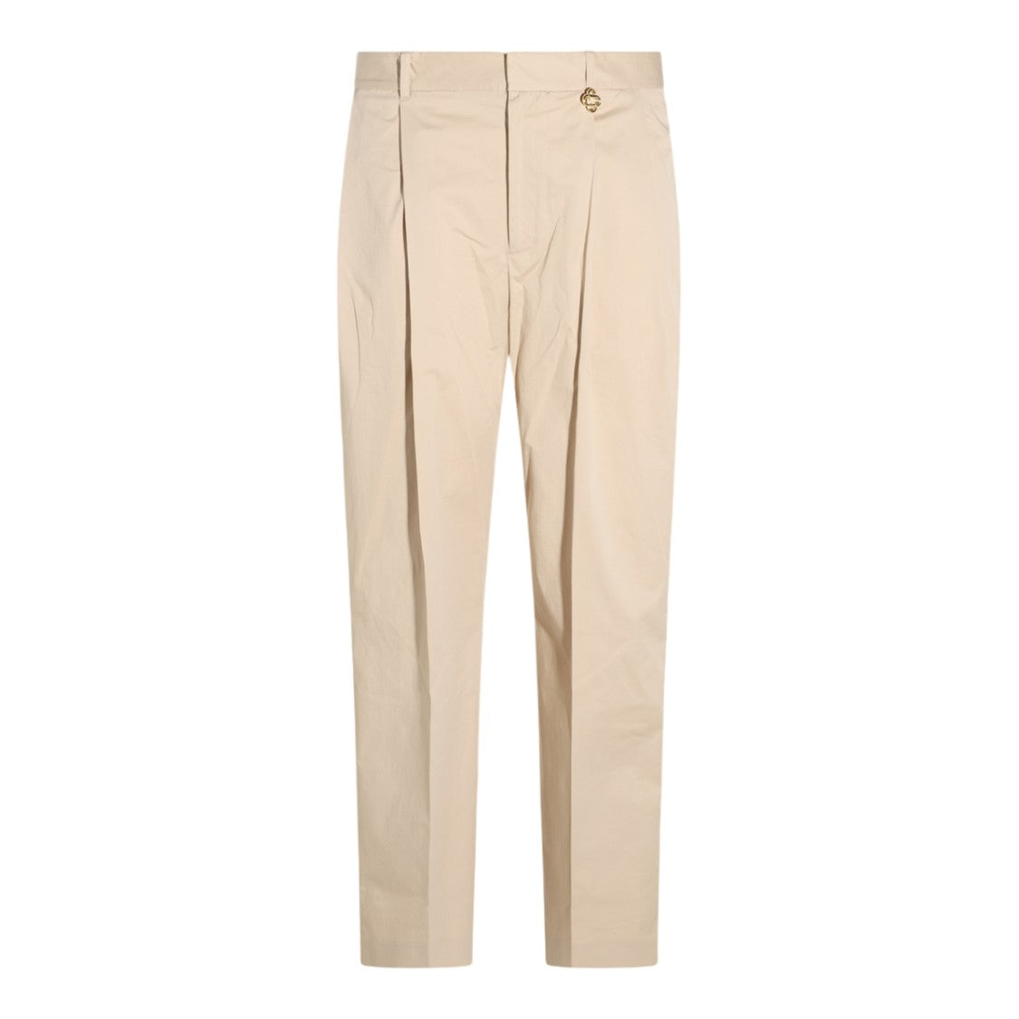 Casablanca High-Waisted Tailored Trousers With Front Pleats