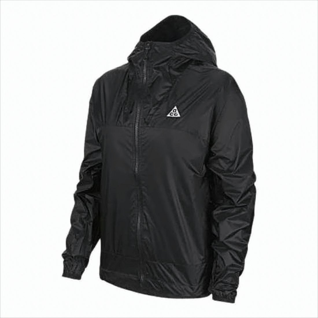 Nike Lightweight Black Nylon Jacket With Minimalist Design