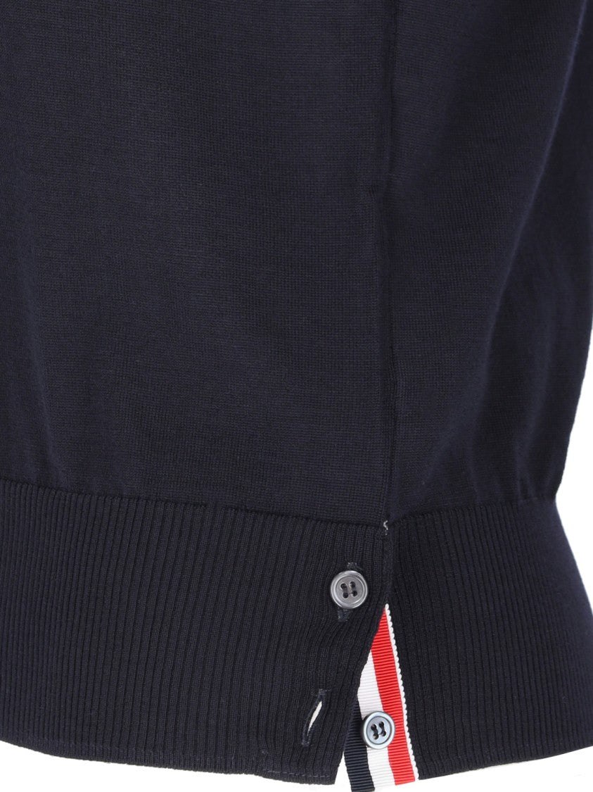 Thom Browne "4-Bar" Sweater – Blue