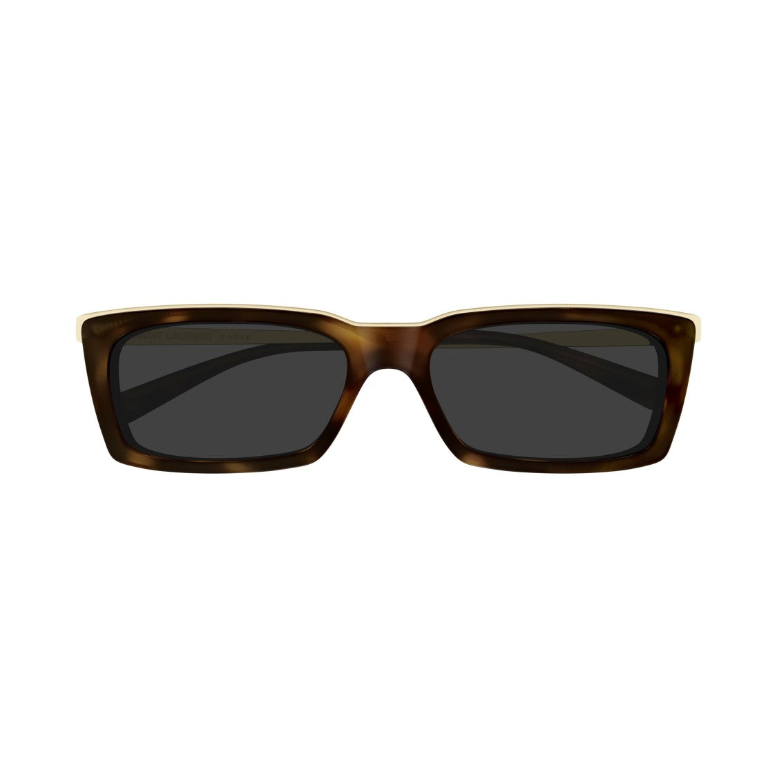 Saint Laurent Sl 766 Rectangular Tortoiseshell Sunglasses