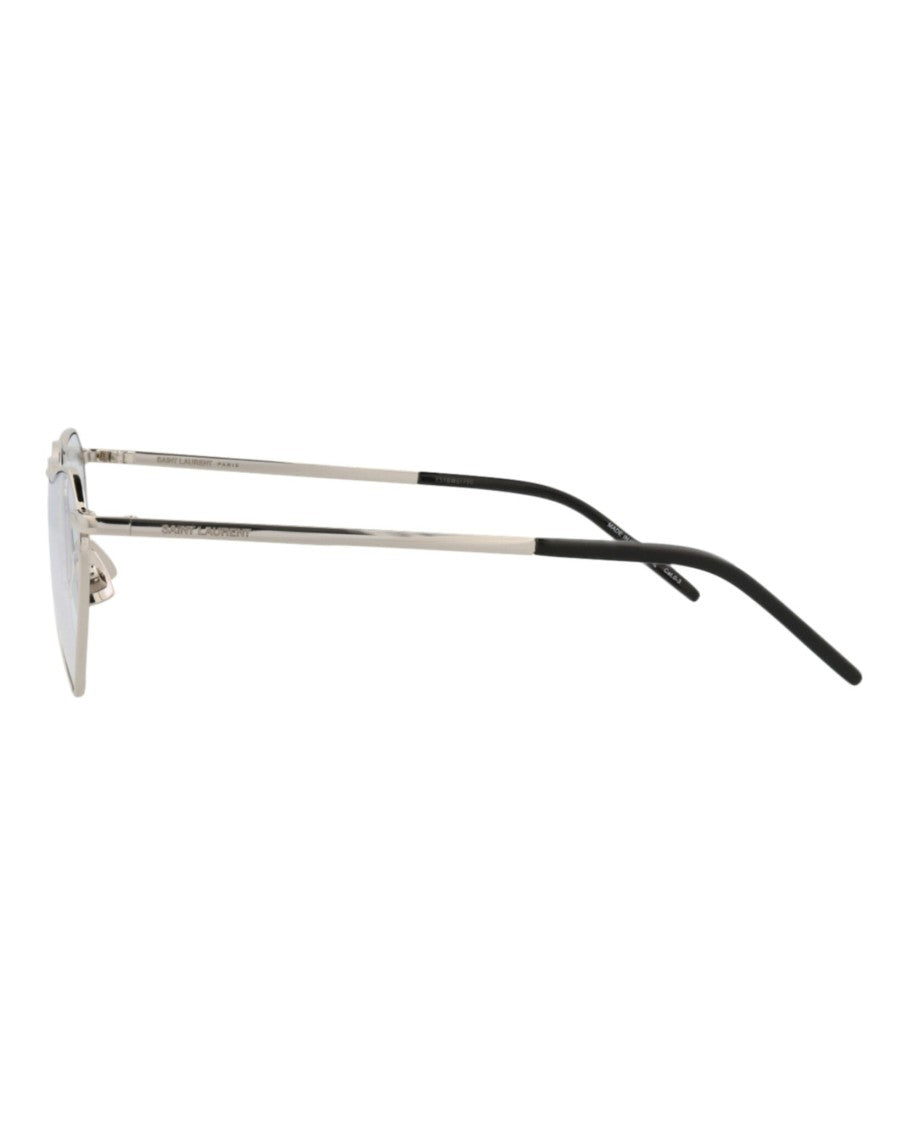 Saint Laurent Cat Eye-Frame Metal Sunglasses