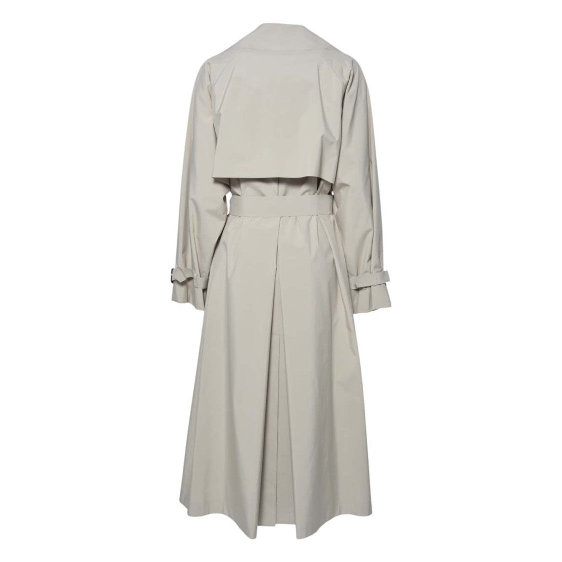 Max Mara Trench Coat With Wide Lapel And Belted Waist