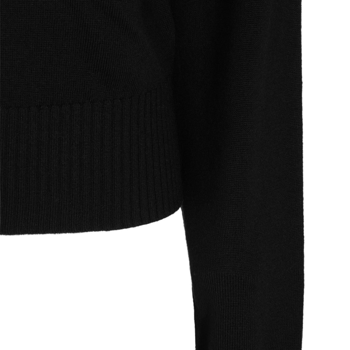 Zimmermann High Turtleneck Sweater With Lace Panel Detail