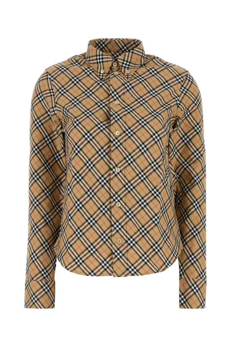 Burberry Embroidered Twill Shirt